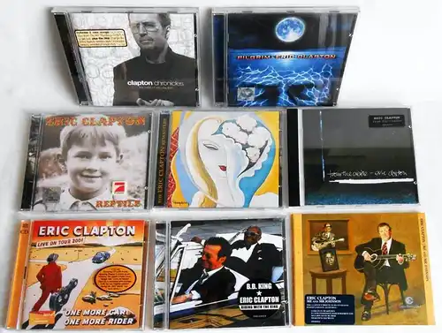9 CD´s  Eric Clapton   - Sammlung -