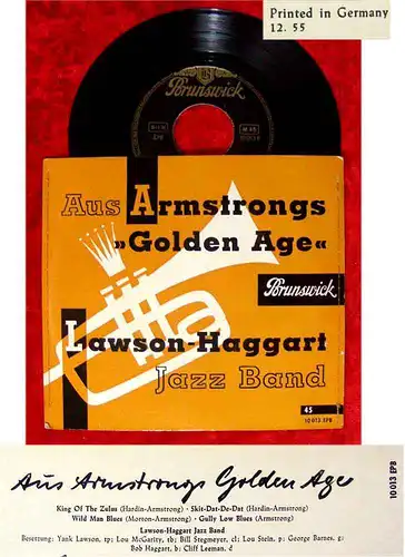 EP Lawson-Haggart Jazz Band: Aus Armstrongs Golden Age