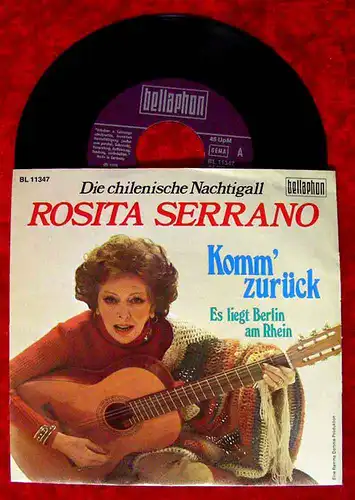 Single Rosita Serrano: Komm zurück (Bellaphon BL 11347) D 1976