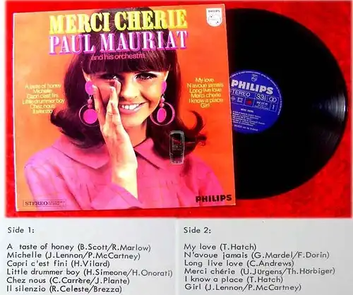 LP Paul Mauriat: Merci Cherie