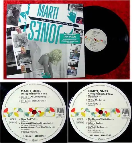 LP Marti Jones Unsophisticated Time