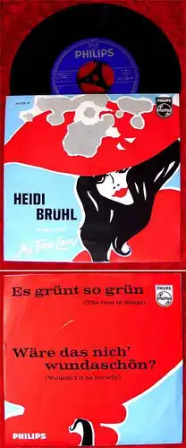 Single Heidi Brühl singt aus "My Fair Lady": Es grünt so grün (Philips 345 336)