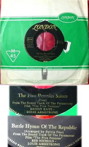Single Danny Kaye & Louis Armstrong: Five Pennies Saint