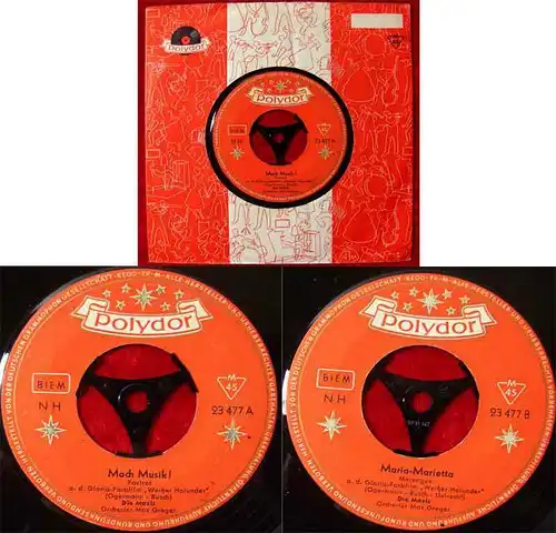 Single Die Maxis & Max Greger: Mach Musik! (Polydor 23 477) D