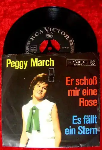 Single Peggy March: Er schoß mir eine Rose