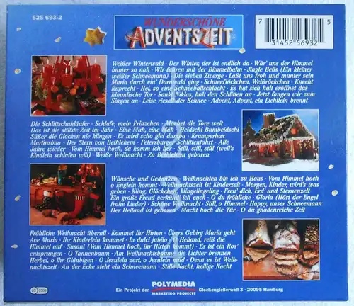 4CD Box Wunderschöne Adventszeit (Polydor)