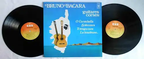 2LP Bruno Bacara: Guitares Corses (CBS 88 452) F 1979