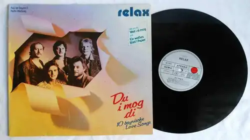 LP Relax: Du I Mog Di - 10 bayrische Love Songs - (Ariola 42 176 8) Club Edition