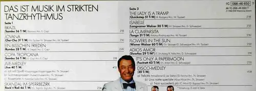 LP Hugo Strasser: Tanzplatte des Jahres 1983 (EMI 1C 088-46 650) Signiert