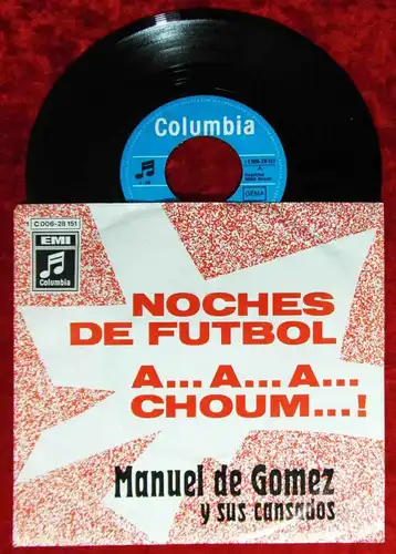 Single Manuel de Gomez y sus Cansados: Noches De Futbol (Columbia 1C006-28 151)