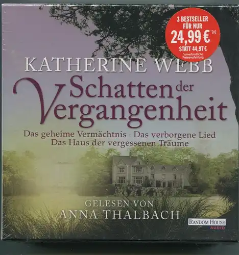 18CD Box Anna Thalbach liest Katherine Webb: Schatten der Vergangenheit (2012)