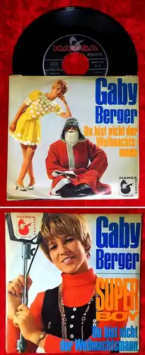 Single Gaby Berger: Du bist nicht der Weihnachtsmann (Hansa 14 451 AT) D