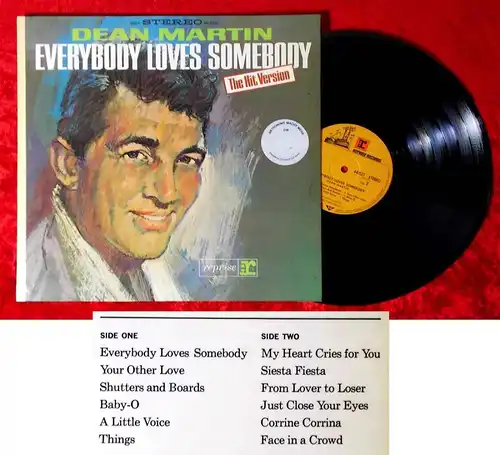 LP Dean Martin: Everybody Loves Somebody (Reprise 44 027) D