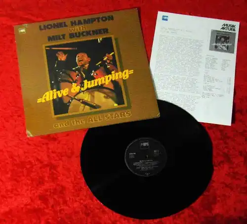 LP Lionel Hampton & Milt Buckner: Alive & Jumping (MPS 0068 186) D 1978