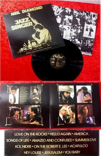 LP The Jazz Singer Neil Diamond 1980 Soundtrack