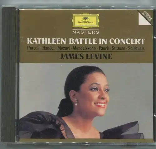 CD Kathleen Battle In Concert (DGG) 1986 w/ James Levine