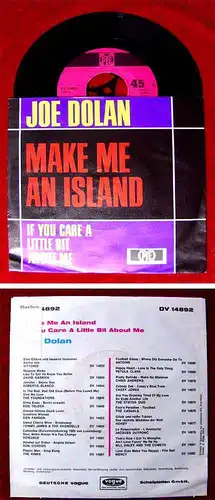 Single Joe Dolan: Make me an Island (Pye DV 14 892) D 1969
