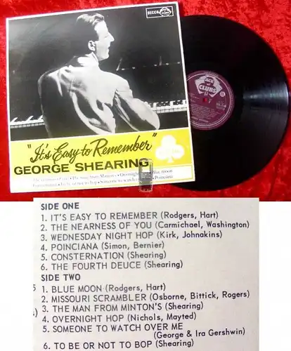 LP George Shearing: It's Easy to Remember
