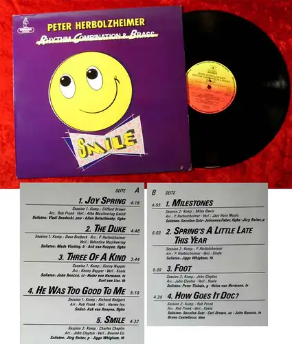 LP Peter Herbolzheimer Rhythm Combination & Brass: Smile (Koala 941337 IRS) D 89