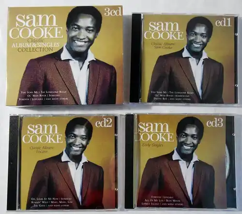 3CD Box Sam Cooke: Classic Album & Singles Collection (GSS) 2009