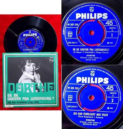 Single Dorthe: Er de Greven fra Luxemburg? (Philips PF 355 335) DK 1968