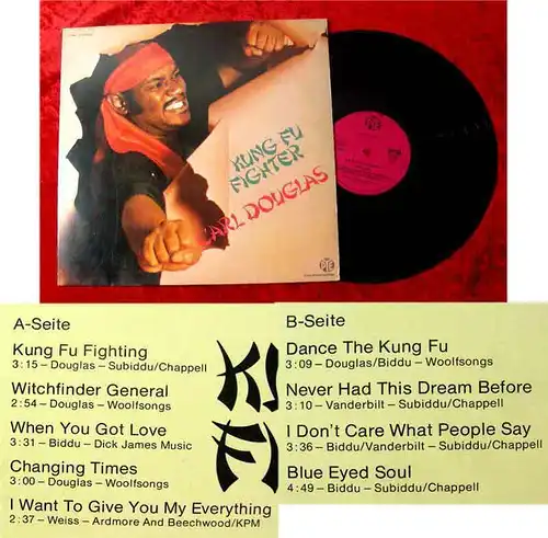 LP Carl Douglas: Kung Fu Fighter (Pye 27 000-9) Clubsonderauflage