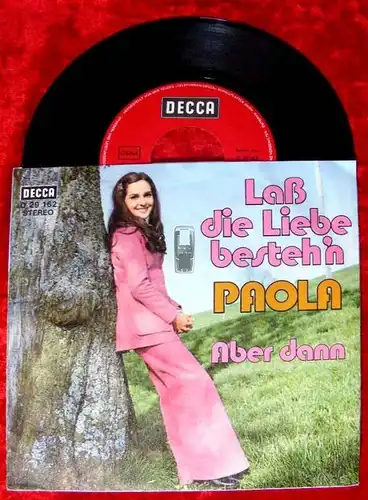 Single Paola: Laß die Liebe besteh'n