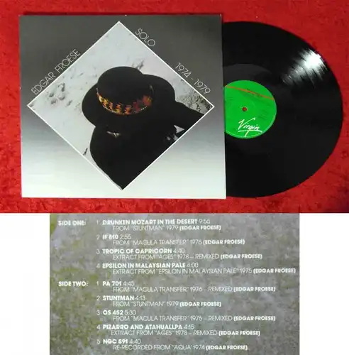 LP Edgar Froese: Solo (1974 - 1979) (Virgin 204 574-320) D 1979