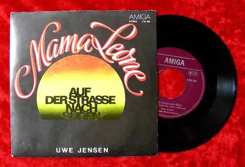Single Uwe Jensen: Mama Leone / Auf der Straße nach Süden (Amiga 456 386) DDR