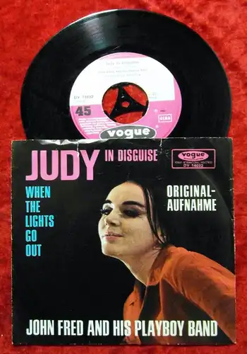 Single John Fred & Playboy Band: Judy In Disguise (Voge DV 14692) D 1967