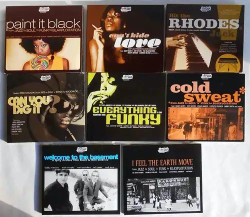 8 CD´s  Brown Sugar - from Jazz Soul Funk to Blaxploitation  - Sammlung -