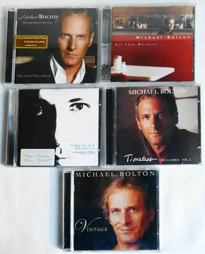 5 CD´s Michael Bolton  - Sammlung -