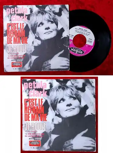 Single Petula Clark: C´est Le Refrain de ma vie (Vogue F 1970
