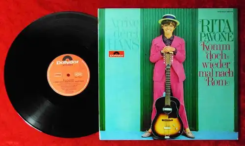 LP Rita Pavone: Komm doch wieder mal nach Rom (Polydor 249 279) D 1968 Muster
