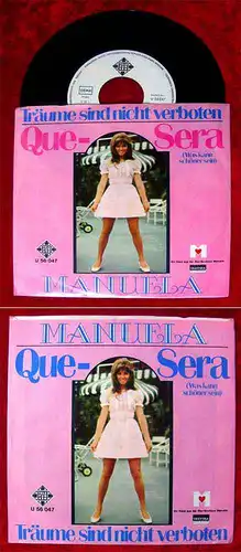 Single Manuela: Que Sera / Träume sind nicht verboten (Telefunken U 56 047)Promo