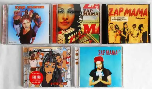 5 CD´s  Zap Mama    - Sammlung -