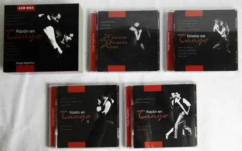 4CD Box Pasion En Tango - Tango Argentina