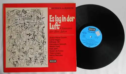 LP Es lag in der Luft  - Chansons der 20er Jahre - Schall & Rauch Serie Decca