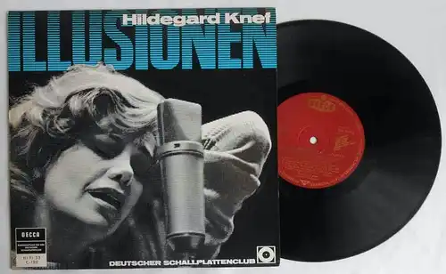 25cm LP Hildegard Knef: Illusionen (Decca Deutscher Schallplattenclub C-120) D