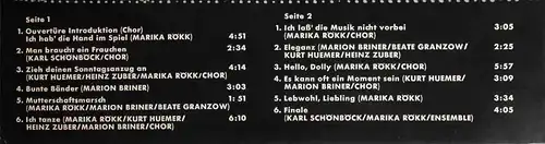 LP Hello Dolly - mit Marika Rökk Karl Schönböck Kurt Huemer Beate Granzow