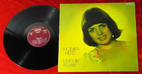 LP Monika Herz: Melodie Poesie (Amiga 855 463) DDR 1976