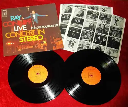 2LP Ray Conniff: Live Concert in Stereo Europa Tour 1969 (CBS S 66 219)) D