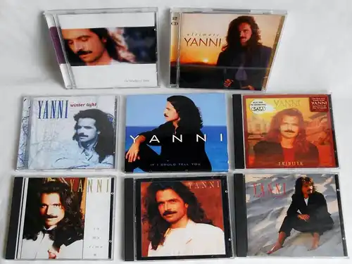 9 CD´s  Yanni - Sammlung -