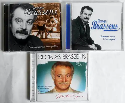 3 CD´s  Georges Brassens  - Sammlung -