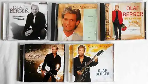 5 CD´s  Olaf Berger - Sammlung -