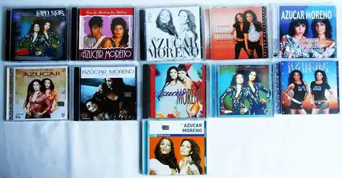 11 CD´s  Azucar Moreno  - Sammlung -