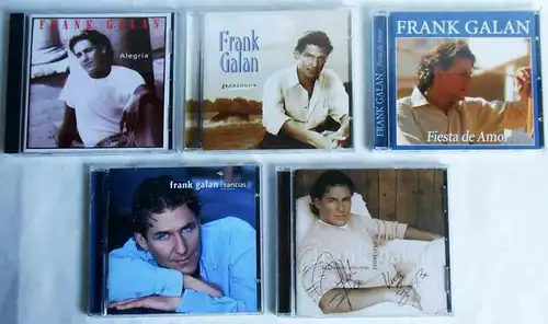 5 CD´s  Frank Galan  - Sammlung - 1 x Signiert
