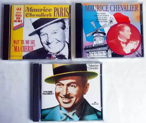 3 CD´s  Maurice Chevalier  - Sammlung -
