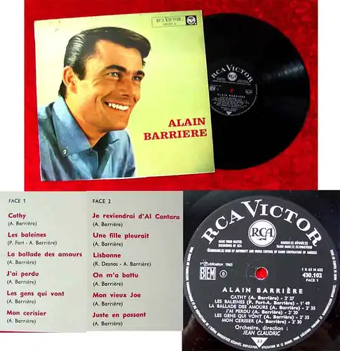LP Alain Barriere (RCA Victor 430 102) F