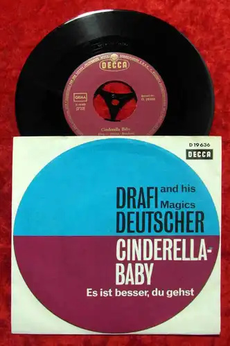 Single Drafi Deutscher: Cinderella Baby (Decca D 19 636) D